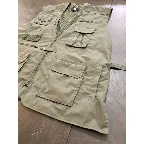 Rothco Tactical Vest Thick Heavy Duty Brown Tan shooting Combat Tested Size XL - Picture 3 of 15